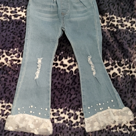 2T-3T distressed jeggings - Picture 1 of 8